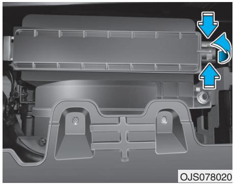 HYUNDAI Veloster (2018-2022) - Inspection du filtre - 2