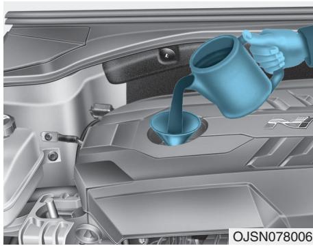HYUNDAI Veloster (2018-2022) - Vérification du niveau d'huile - 2