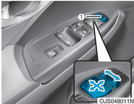 HYUNDAI Veloster (2018-2022) - Réglage des rétroviseurs latéraux - 1