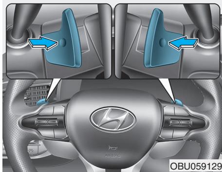 HYUNDAI Veloster (2018-2022) - Palettes de changement de vitesse (si équipé) - 1