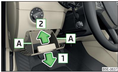 SKODA Octavia 3 (2017-2020) - Fusibles dans le tableau de bord - conduite à gauche - 1