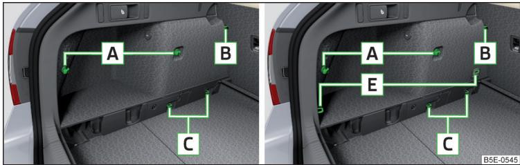 SKODA Octavia 3 (2017-2020) - Éléments de fixation - 2