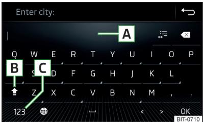 SKODA Octavia 3 (2017-2020) - Clavier alphanumerique - 1