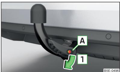 SKODA Octavia 3 (2017-2020) - Retrait de la boule d'attelage - étape 1 - 1