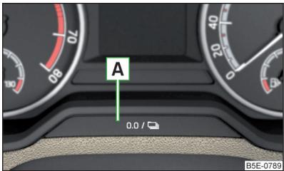 SKODA Octavia 3 (2017-2020) - Affichage du kilométrage et du nombre de jours restant jusqu'au prochain entretien - 1