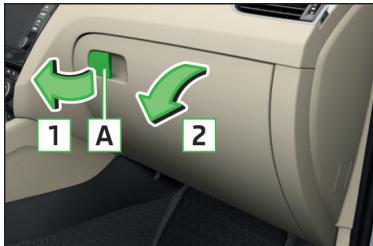 SKODA Octavia 3 (2017-2020) - Vide-poche cotoe passager - 1