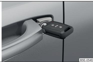 SKODA Octavia 3 (2017-2020) - Déverrouillage/verrouillage d'urgence - 2