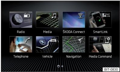 SKODA Octavia 3 (2017-2020) - Menu d'Infodivertissement - 1