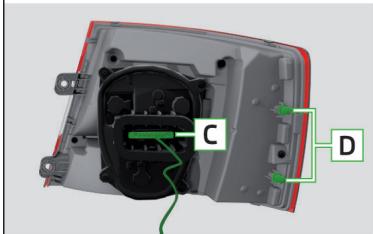 SKODA Octavia 3 (2017-2020) - Démontage et remontage du bloc optique arrêté - 3