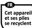 LITTLE BALANCE 8334 - Avertissement et précautions relativement aux piles (modèles à chargement USB non concernés) - 2