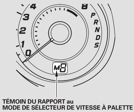 Acura RL (2011) - Indicateurs de la position du levier de changement des vitesses - 2