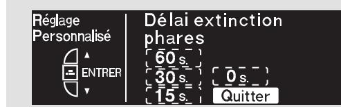 Acura RL (2011) - Minuterie de l'extinction automatique des phares - 5