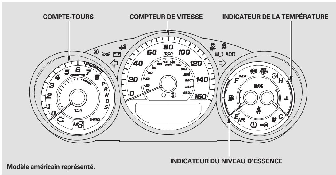 Acura RL (2011) - Témoin du système des freins d'atténuation de collisions™ (CMBS™) - 1