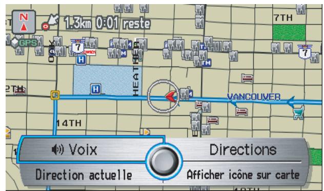 Acura RL (2011) - Menu de la carte - 1