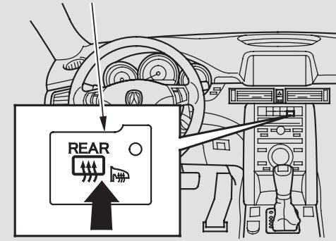 Acura RL (2011) - Désembueur de la lunette arrière - 1