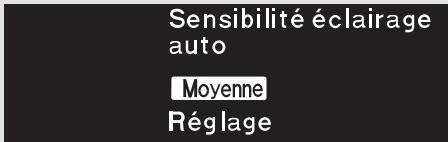 Acura RL (2011) - Sensibilité automatique de l'éclairage - 3