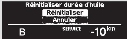 Acura RL (2011) - Affichage de la durée utile de l'huile à moteur - 6