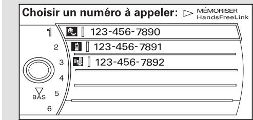 Acura RL (2011) - Pour recomposer le dernier numéro composé par HFL: - 4