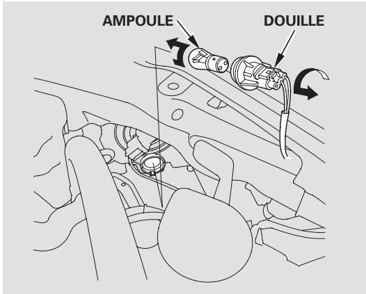 Acura RL (2011) - Remplacement de l'ampoule d'un feu de virage avant - 1