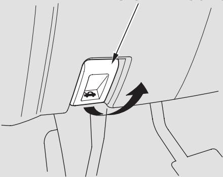 Acura RL (2011) - Ouverture et fermeture du capot - 1