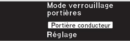 Acura RL (2011) - Mode de verrouillage des portières - 3