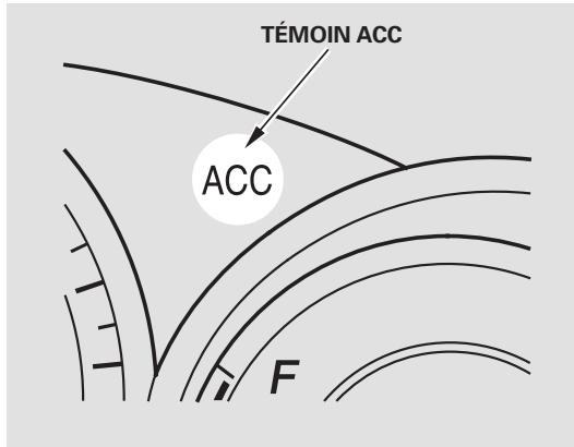 Acura RL (2011) - Annulation automatique de l'ACC - 1