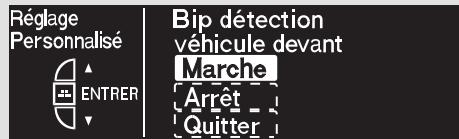 Acura RL (2011) - Signal sonore de détection de véhicule précédent - 2