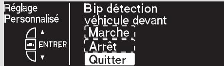 Acura RL (2011) - Signal sonore de détection de véhicule précédent - 3