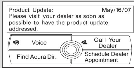 Acura RL (2011) - Rappels/Campagnes - 1