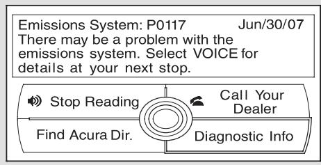 Acura RL (2011) - Renseignements diagnostiques - 2
