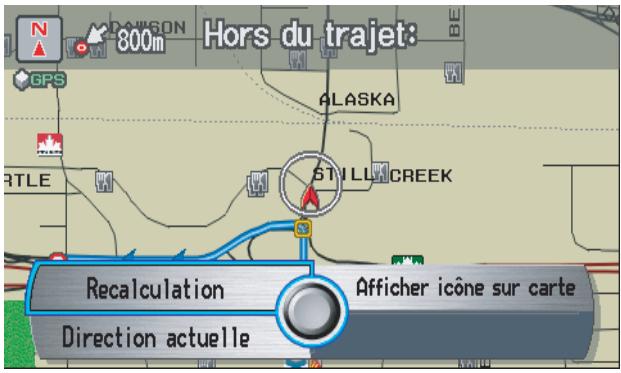 Acura RL (2011) - Conduite hors itinéraire - 1
