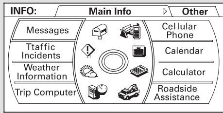 Acura RL (2011) - Lecture des messages - 3