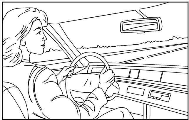 GMC Sierra (2006-2013) - Manipulation du volant en situations d'urgence - 1
