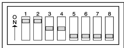 GMC Sierra (2006-2013) - Exemple de huit commutateurs DIP à deux positions - 1