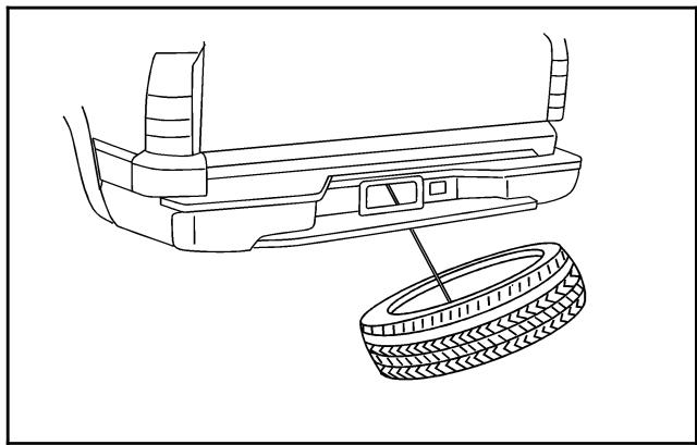 GMC Sierra (2006-2013) - Dépose du pau de secours et des outils - 6