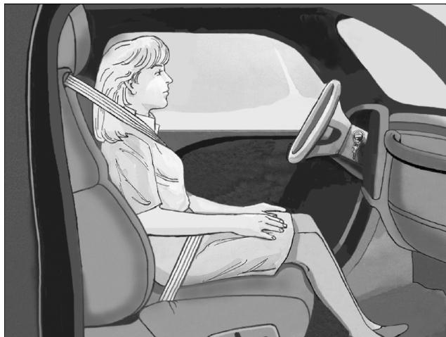GMC Sierra (2006-2013) - Si le témoin de désactivation est allumé en présence d'un occupant de taille adulte - 1