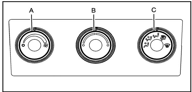 GMC Sierra (2006-2013) - Système de régulation de la température (avec chauffage uniquement) - 1