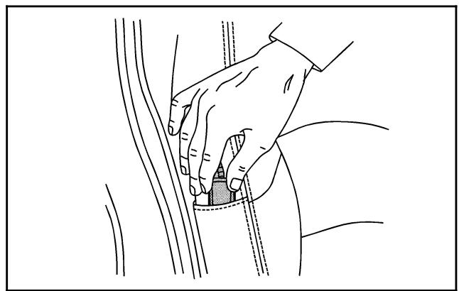 GMC Sierra (2006-2013) - Guides de comport de ceinture de sécurité arrête - 1