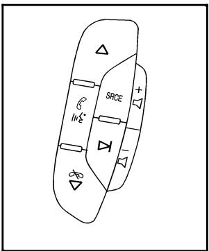 GMC Sierra (2006-2013) - Commandes audio intégrées au volant de direction - 1