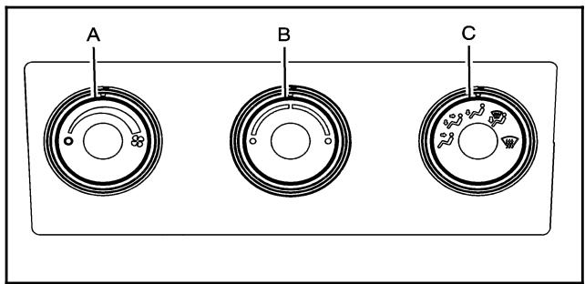 GMC Sierra (2006-2013) - Système de régulation de température (Avec chauffage uniquement) - 1