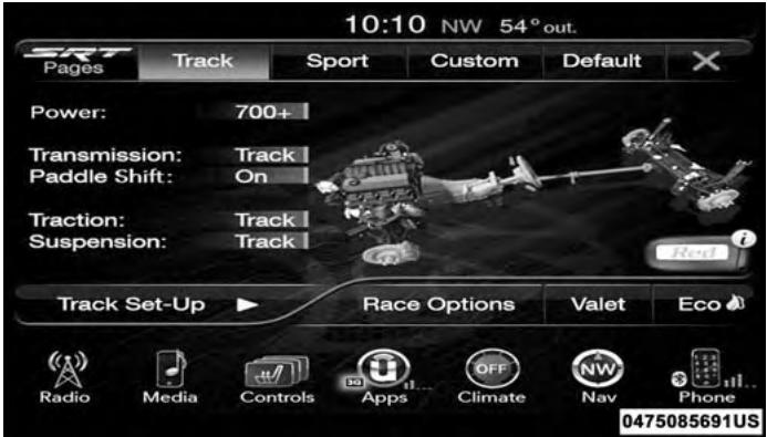 DODGE Challenger Phase 2 (2015-2023) - MODES DE CONDUITE - 1