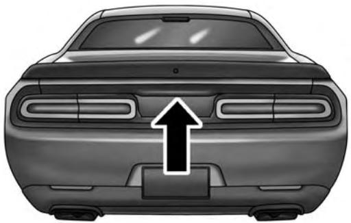 DODGE Challenger Phase 2 (2015-2023) - Ouverture du coffre : - 1