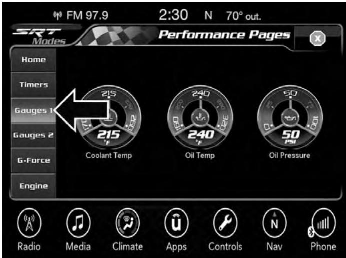 DODGE Challenger Phase 2 (2015-2023) - Gauges 1 (Indicateurs 1) - 3