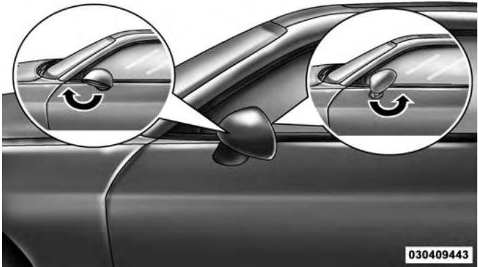 DODGE Challenger Phase 2 (2015-2023) - Rétroviseurs extérieurs rabattables - 1