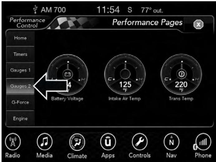 DODGE Challenger Phase 2 (2015-2023) - Gauges 1 (Indicateurs 1) - 5