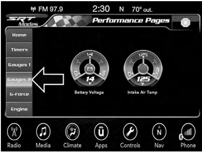 DODGE Challenger Phase 2 (2015-2023) - Gauges 1 (Indicateurs 1) - 4