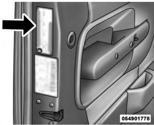 DODGE Challenger Phase 2 (2015-2023) - Charge et pression des pneus - 1