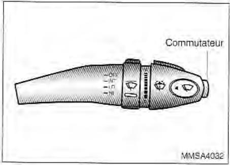 KIA Magentis MS (2000-2005) - MANOEUVRE UNIQUE DE L'ESSUIE-GLACE - 1