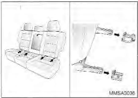 KIA Magentis MS (2000-2005) - - ANCRAGE DU DISPOSITIF DE RETENUE D'ENFANT - 3