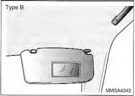 KIA Magentis MS (2000-2005) - MIROIR DE COURTOISIE (SELON L'ÉQUIPEMENT) - 2